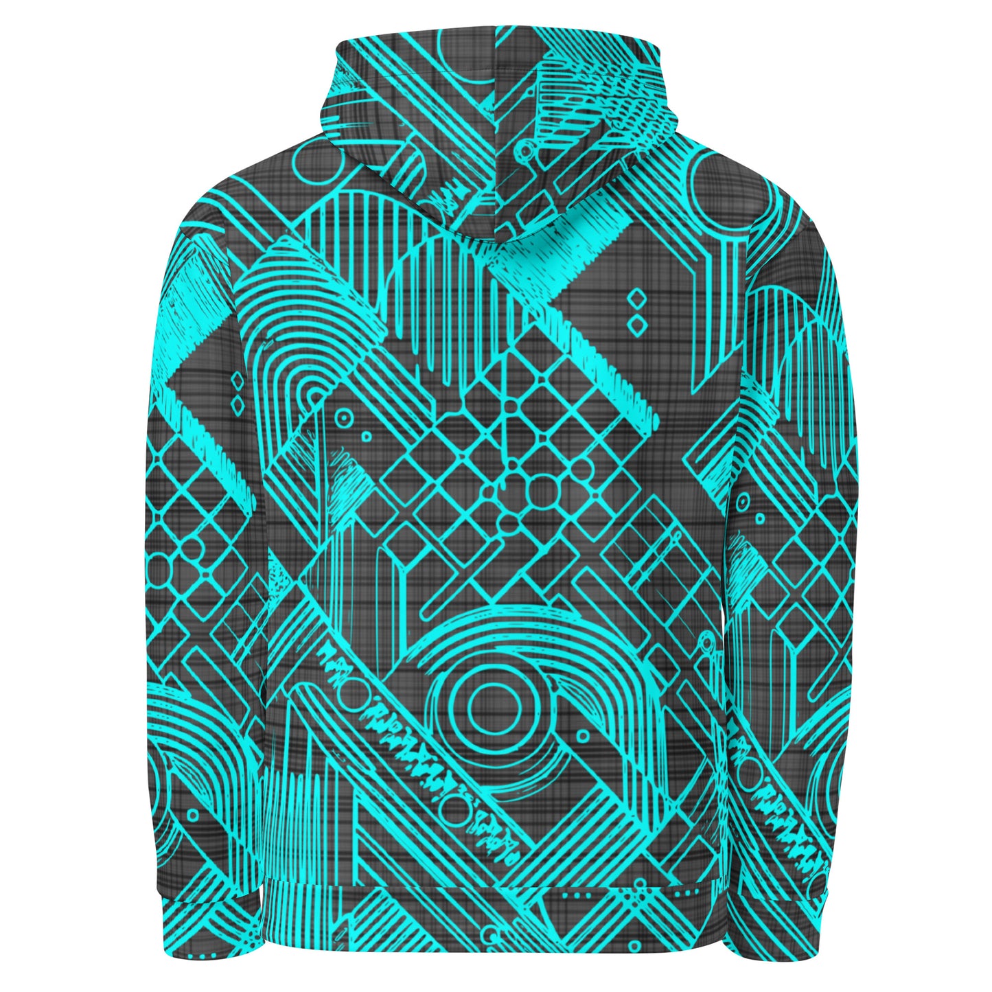 Men's Cyan Cyber Hoodie