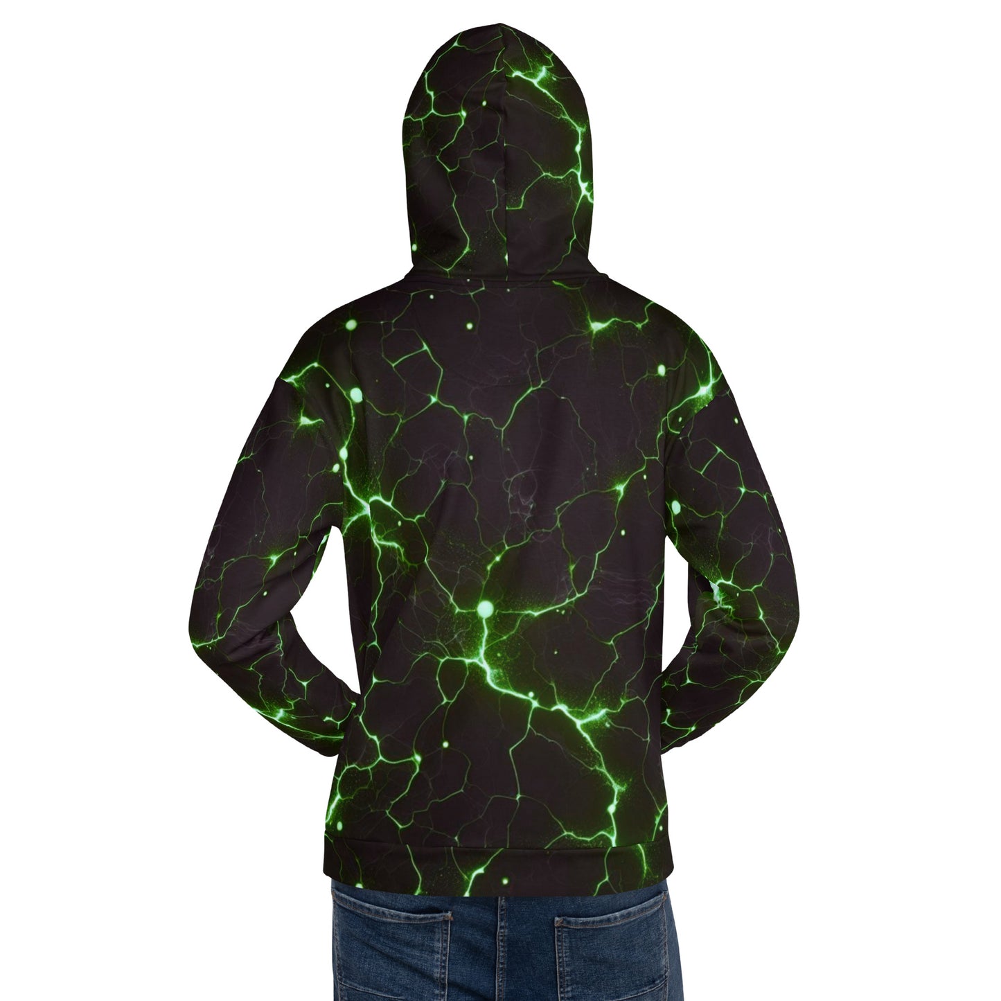 Men's Neon Lightning Hoodie