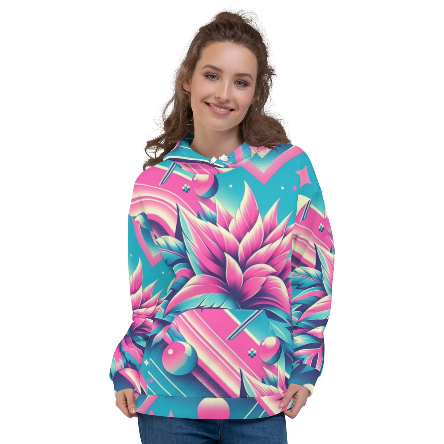 Women's Tropical Techno Hoodie