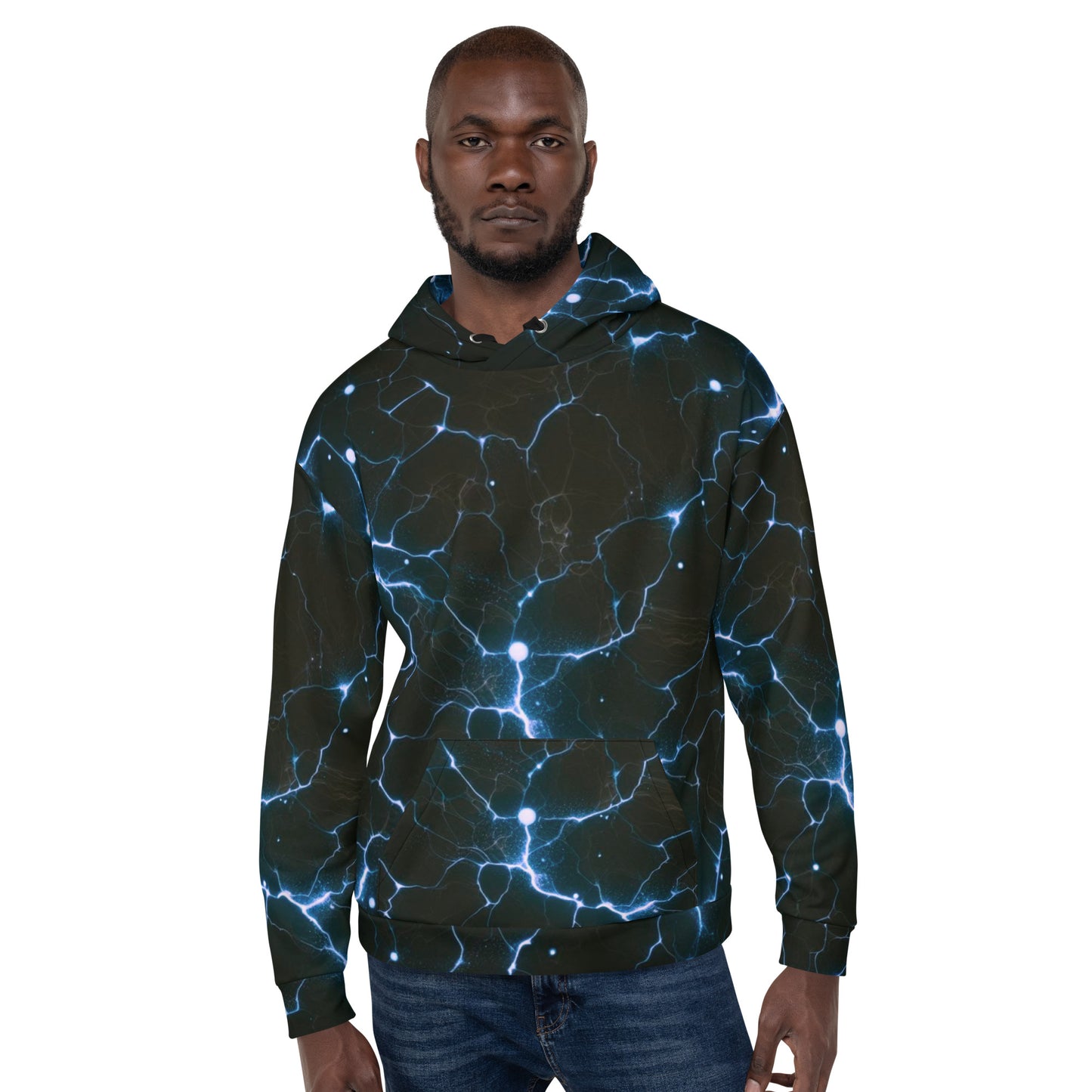 Men's Neon Lightning Hoodie