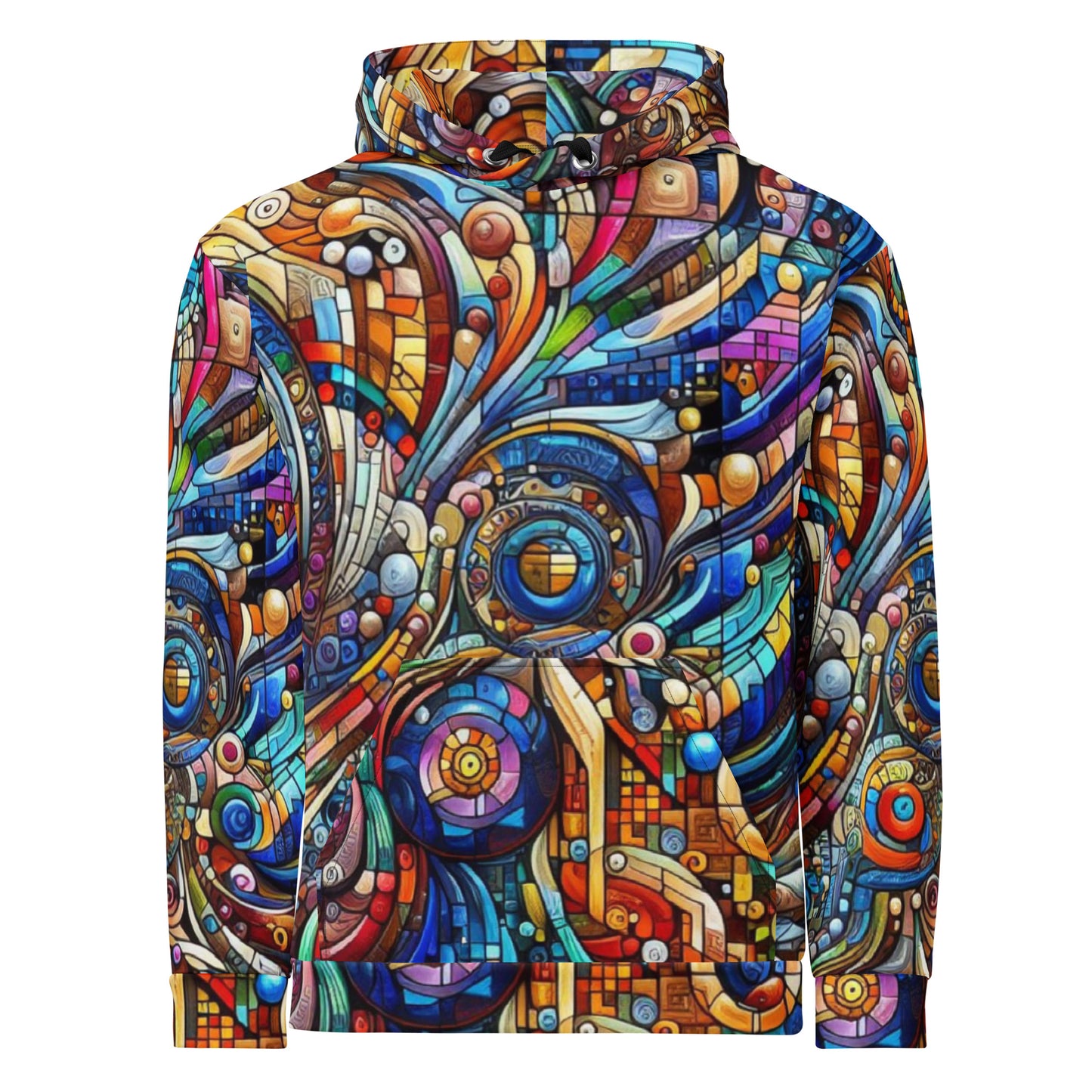 Men's Colorful Geometry Hoodie