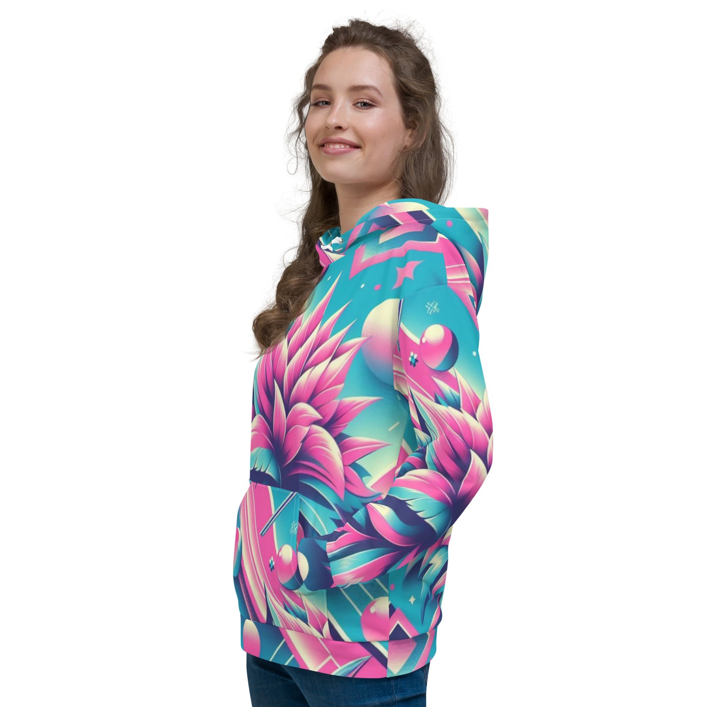 Women's Tropical Techno Hoodie