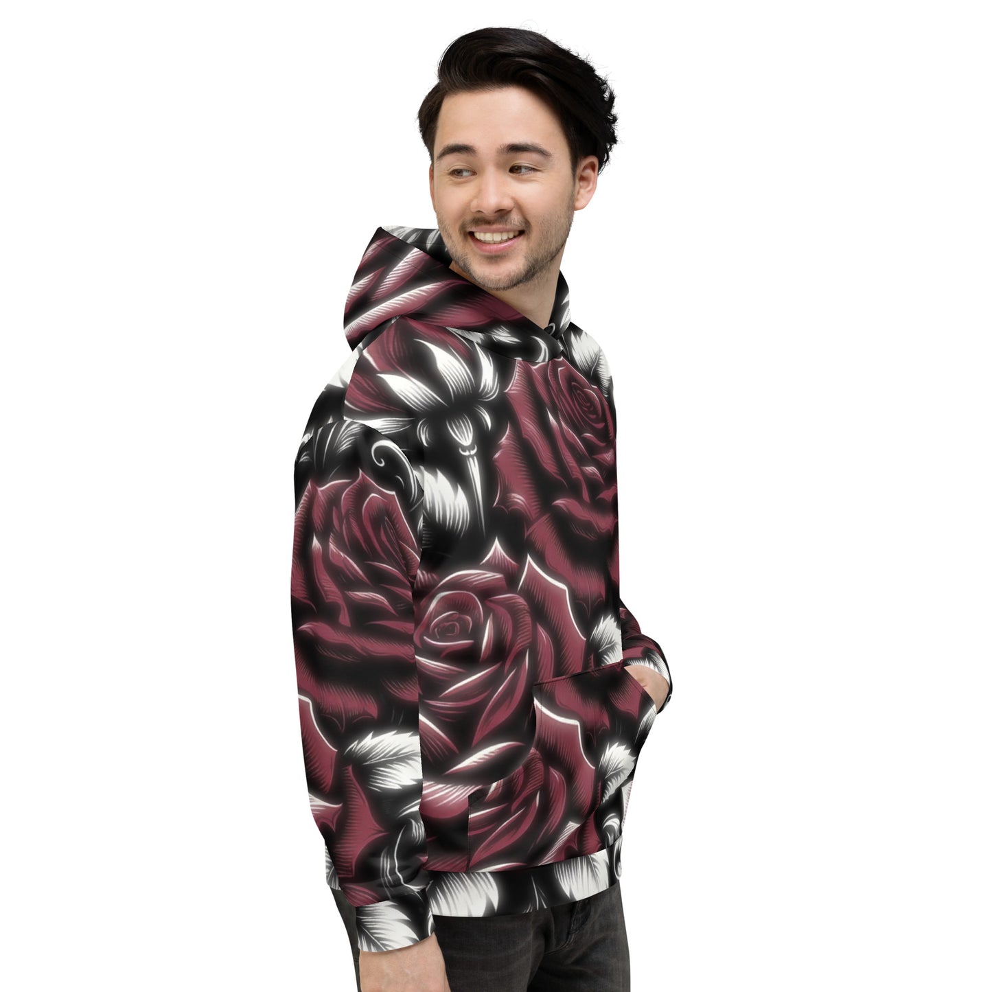 Men's Ominous Roses Hoodie