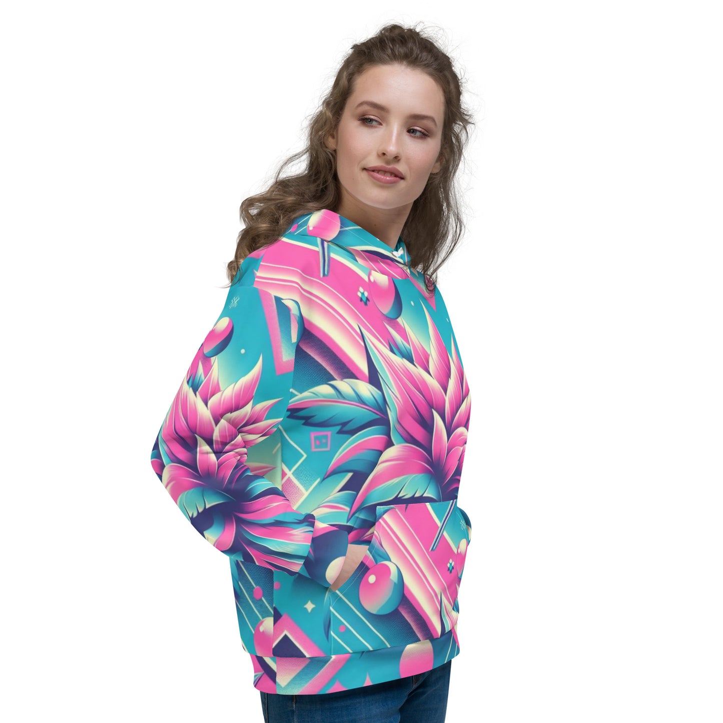 Women's Tropical Techno Hoodie