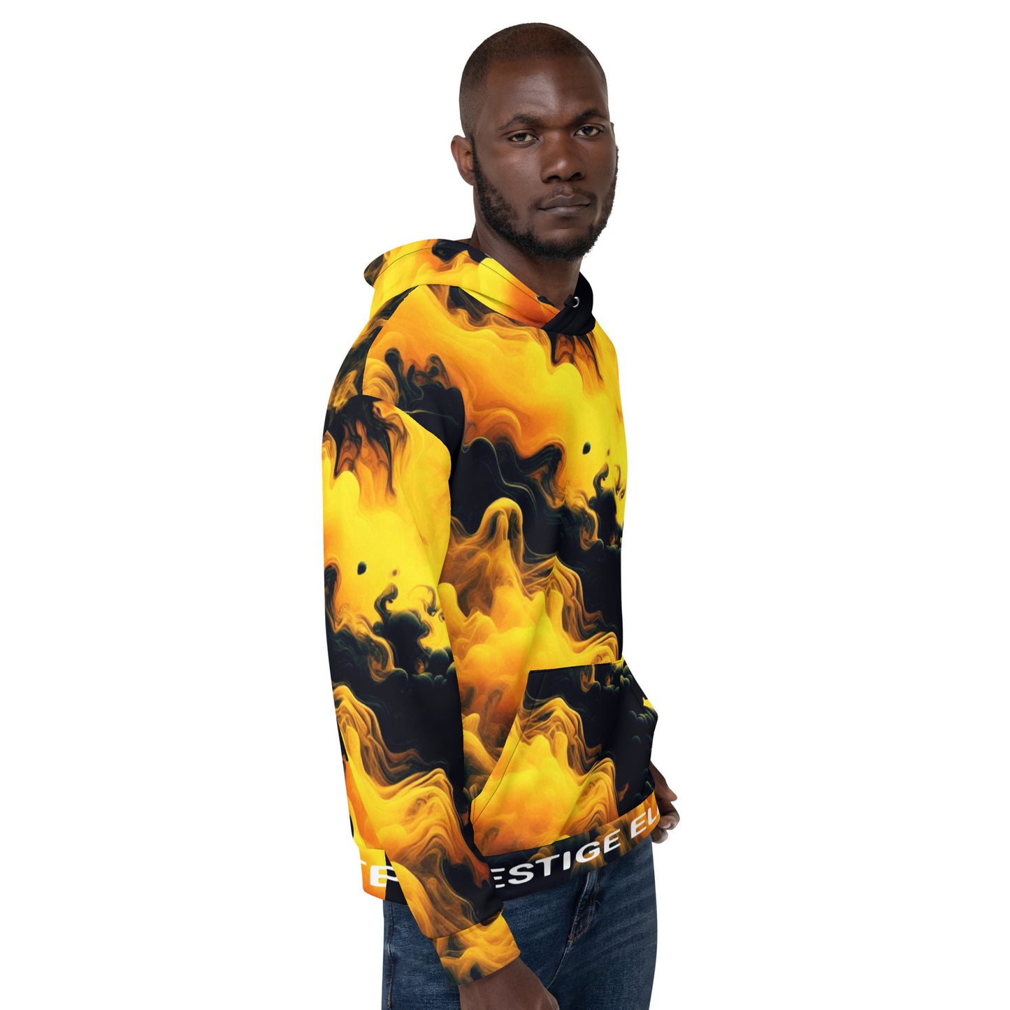 Men's Yellow Smoke Hoodie