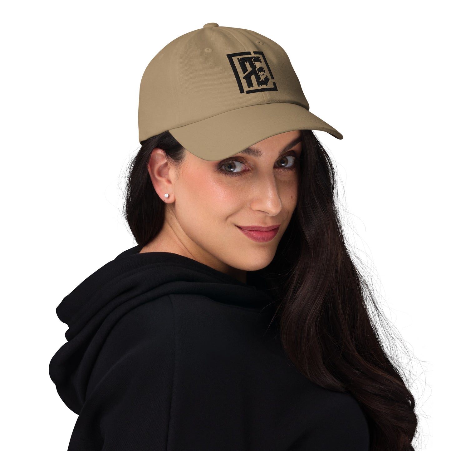 Women's Black Logo Dad hat