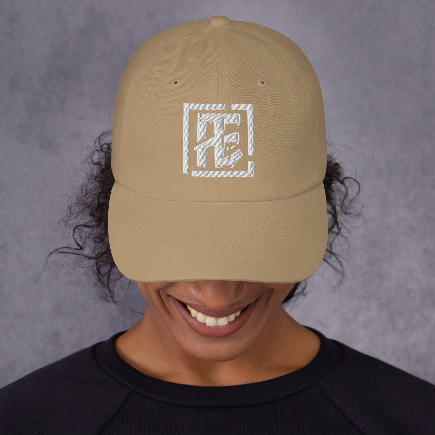 Women's White Logo Dad hat