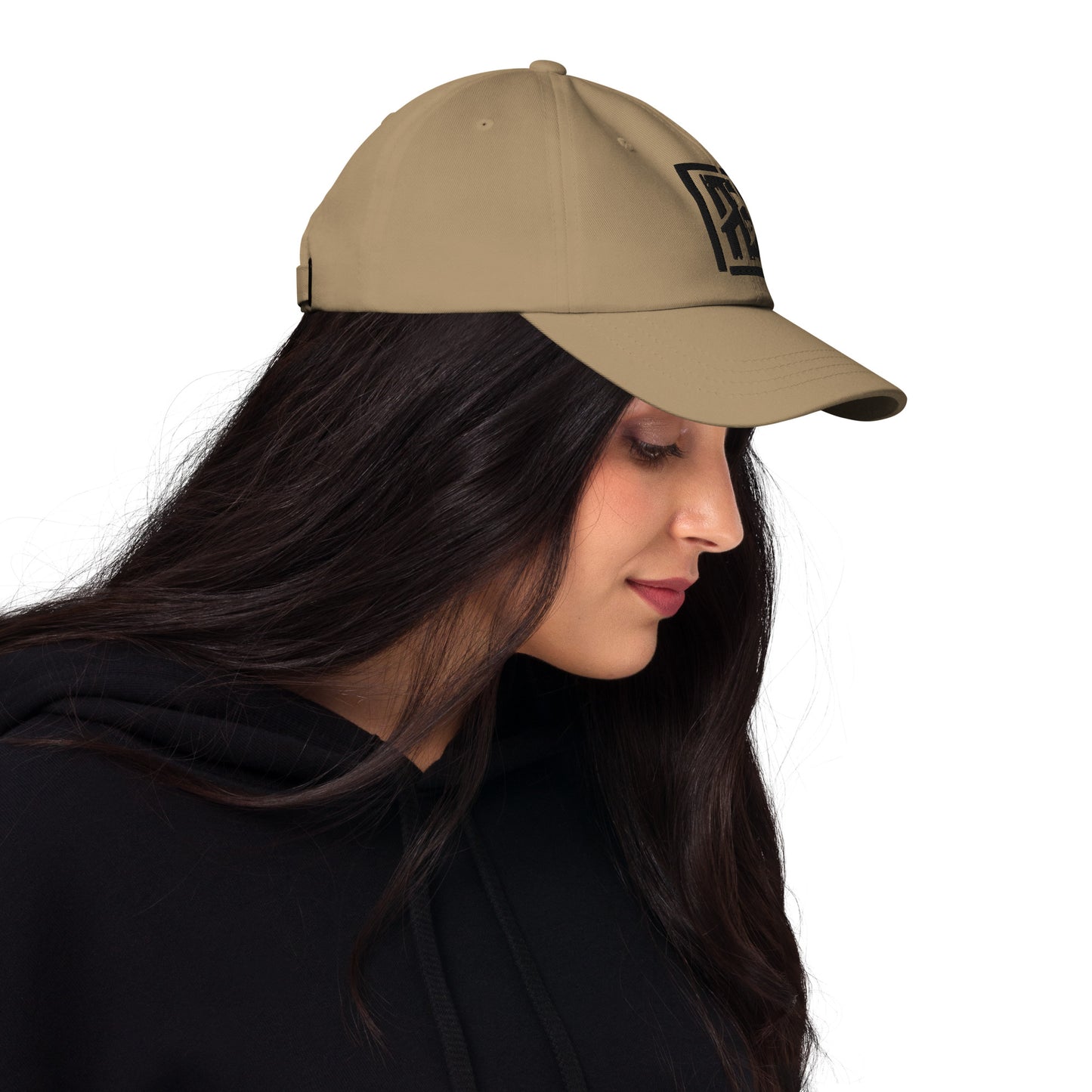 Women's Black Logo Dad hat