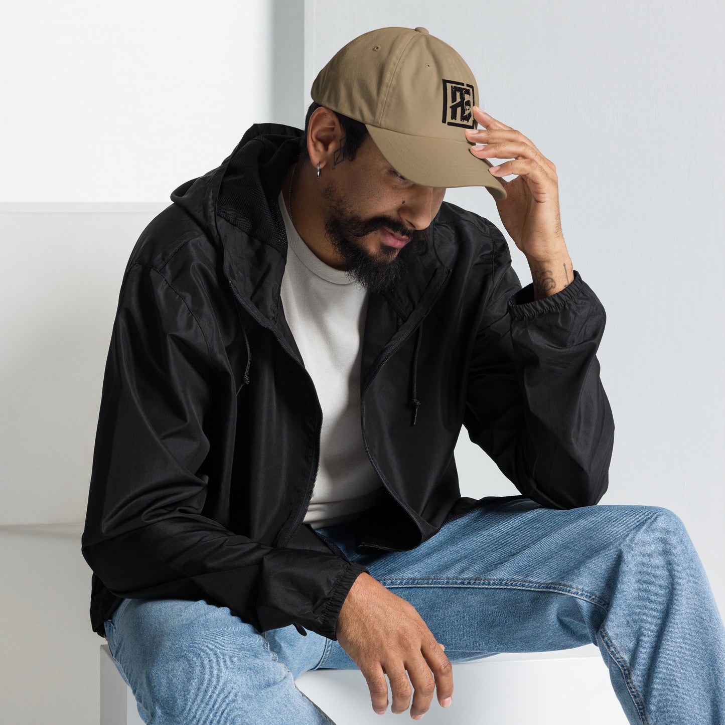 Men's Black Logo Dad hat