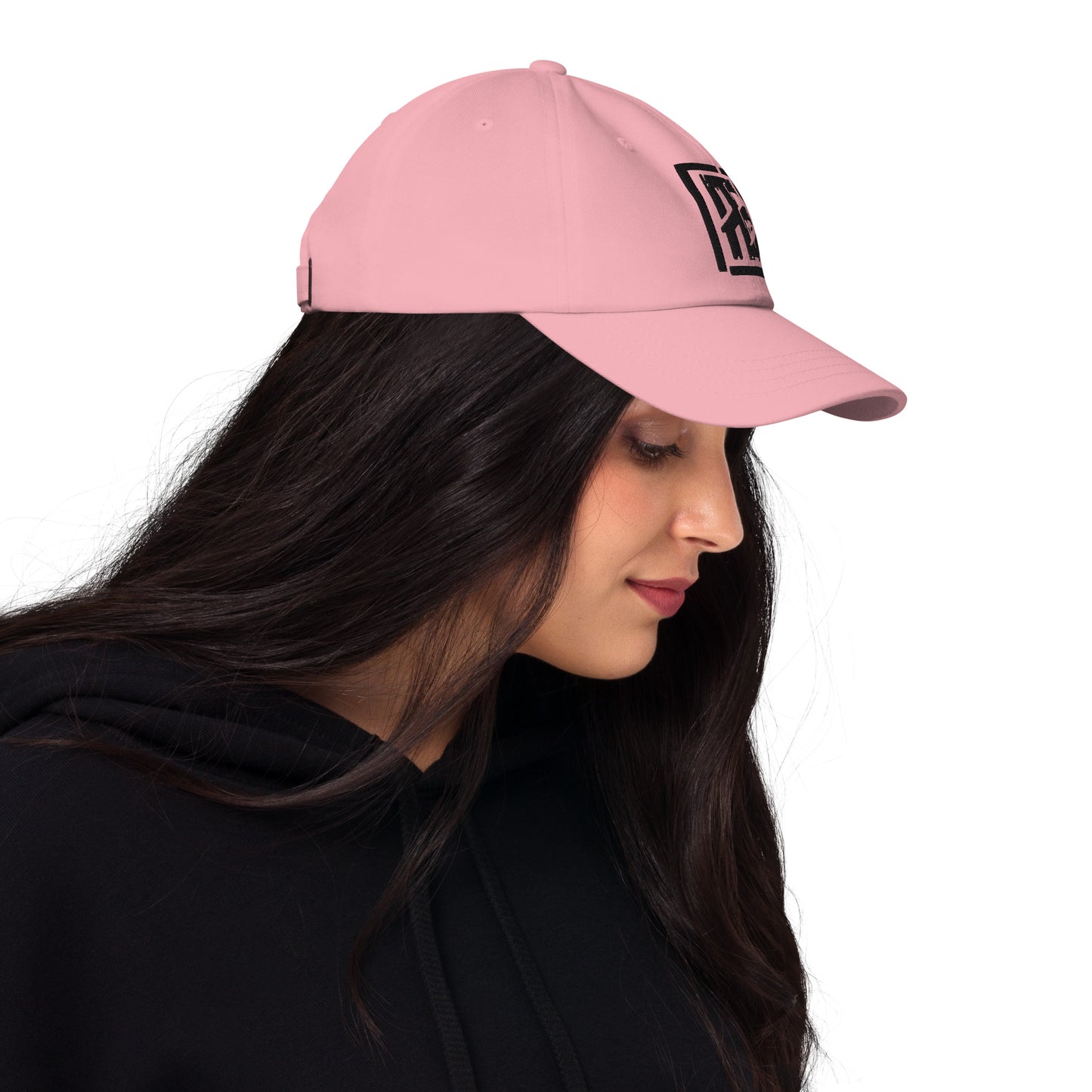 Women's Black Logo Dad hat