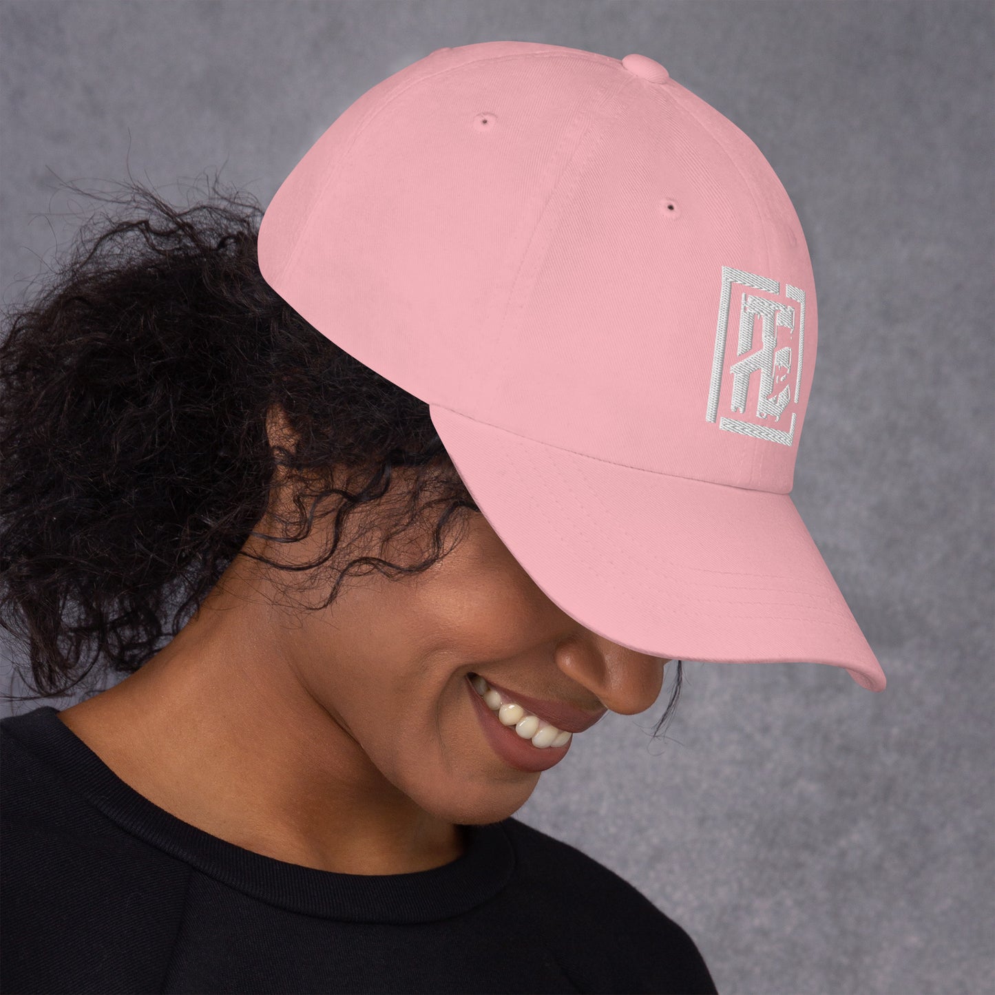 Women's White Logo Dad hat