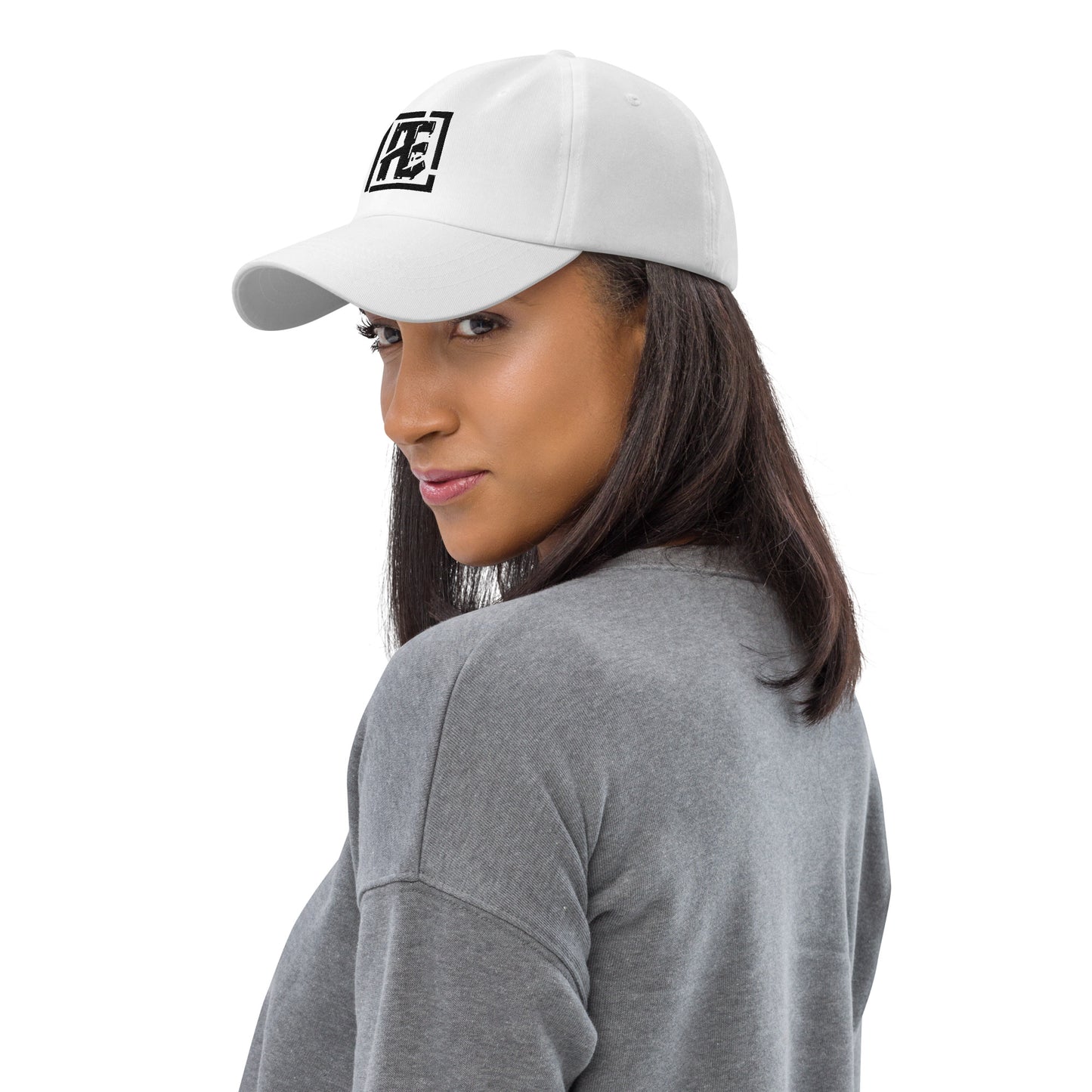 Women's Black Logo Dad hat