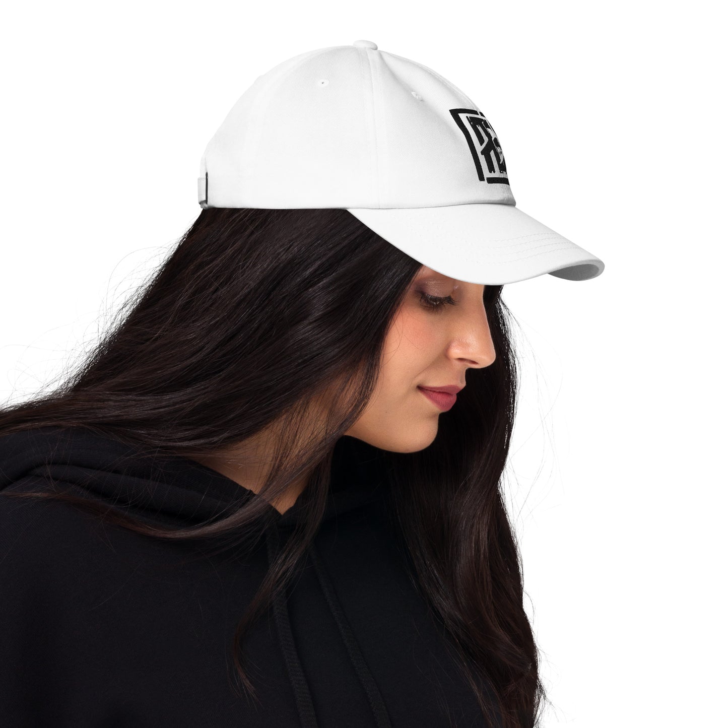 Women's Black Logo Dad hat