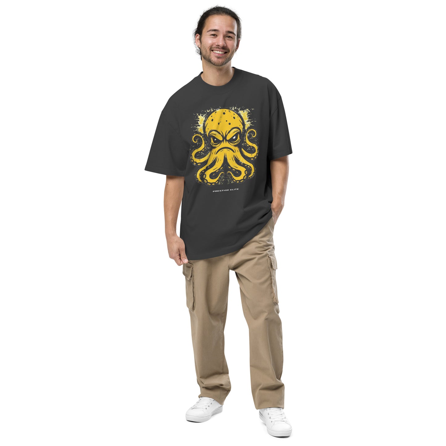 Men's "Yellow Kraken" Oversized t-shirt