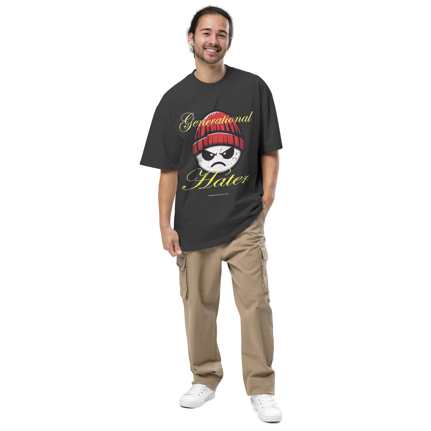 Men's "Generational Hater" Oversized t-shirt