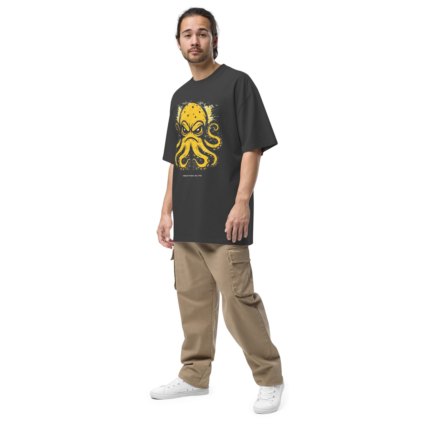 Men's "Yellow Kraken" Oversized t-shirt