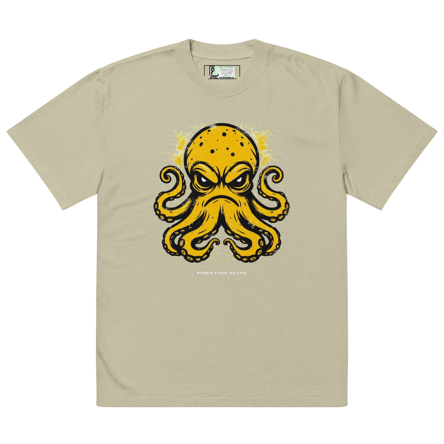 Men's "Yellow Kraken" Oversized t-shirt