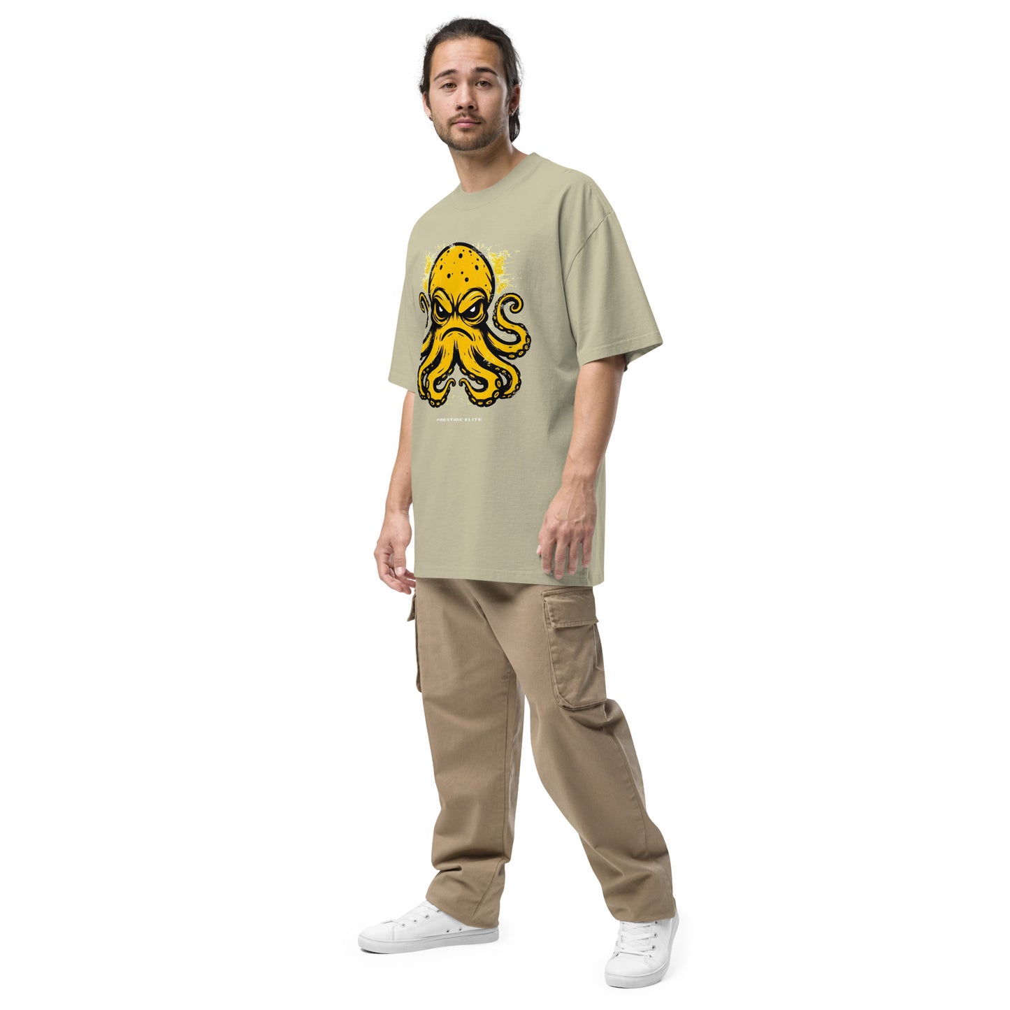 Men's "Yellow Kraken" Oversized t-shirt