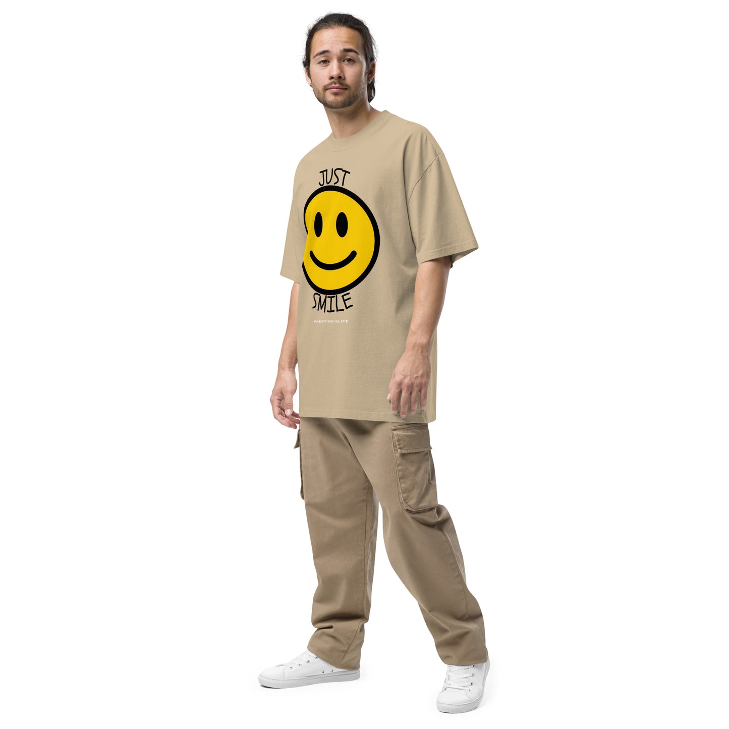 Men's "Just Smile" Oversized t-shirt