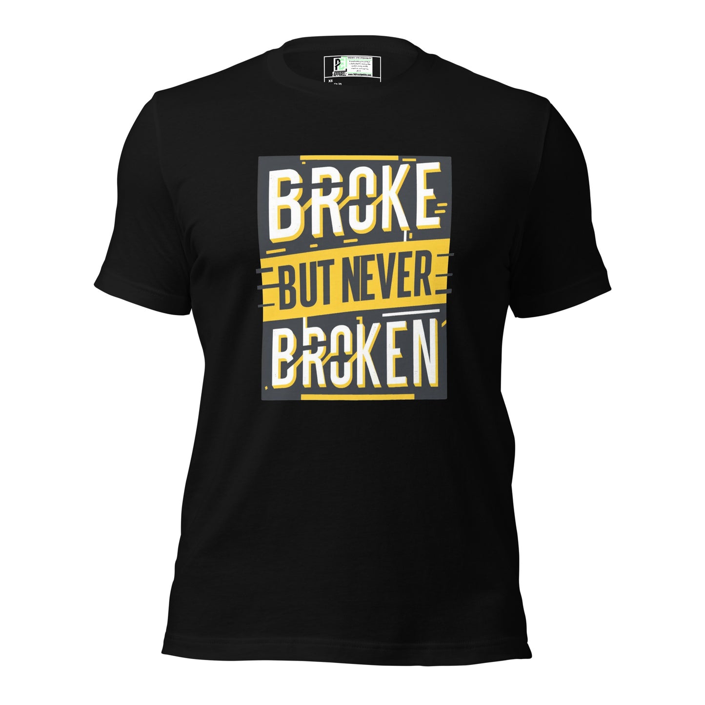 Men's Broke, But Never Broken Tee