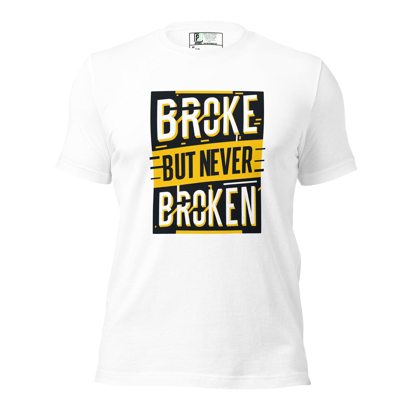 Men's Broke, But Never Broken Tee